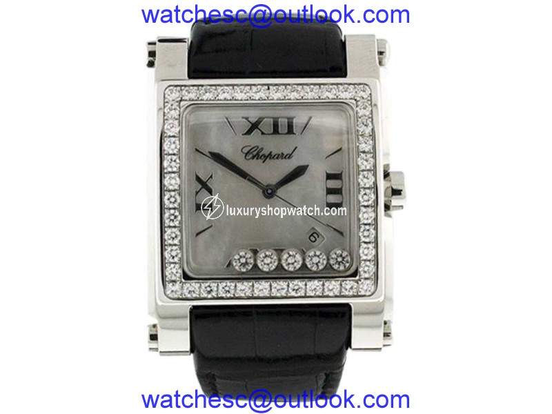 Chopard Happy Sport II Stainless Steel With Diamond Mother of Pearl Dial Womens Watch Chopard
