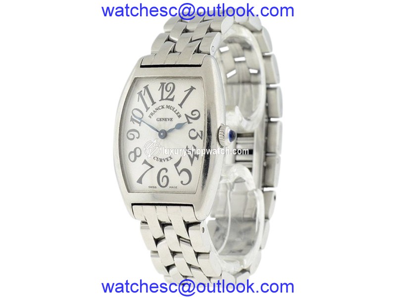 Franck Muller Cintree Curvex 1752QZ Stainless Steel Womens Watch Franck Muller