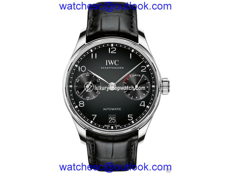 IWC Portugieser Automatic iw500703 Black Dial Watch IWC