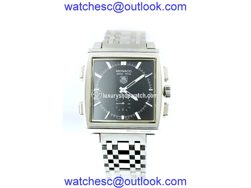 Tag Heuer Luxury Cw9110-0 Stainless Steel Mechanical Monaco Sixty-Nine Men Watch TAG Heuer