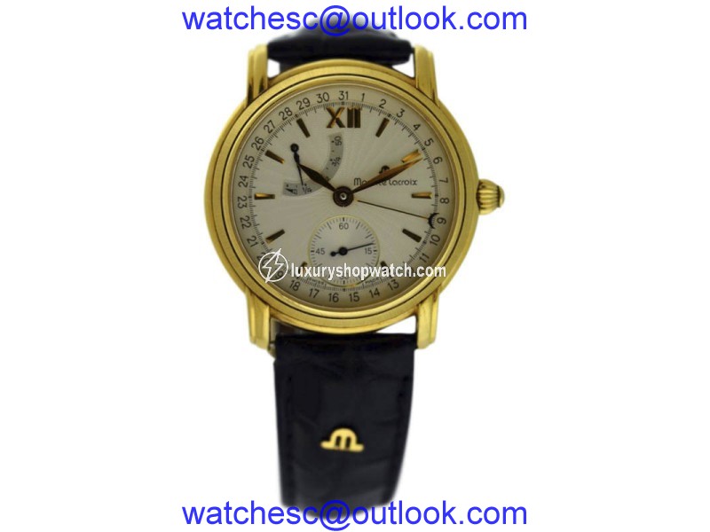 Maurice Lacroix Masterpiece Power Reserve 18K Yellow Gold 38mm Watch Maurice Lacroix