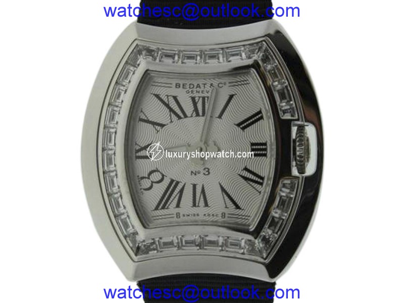 Bedat & Co. 324.530.100 White Gold & Diamonds Bezel 30mm Womens Watch Bedat & Co