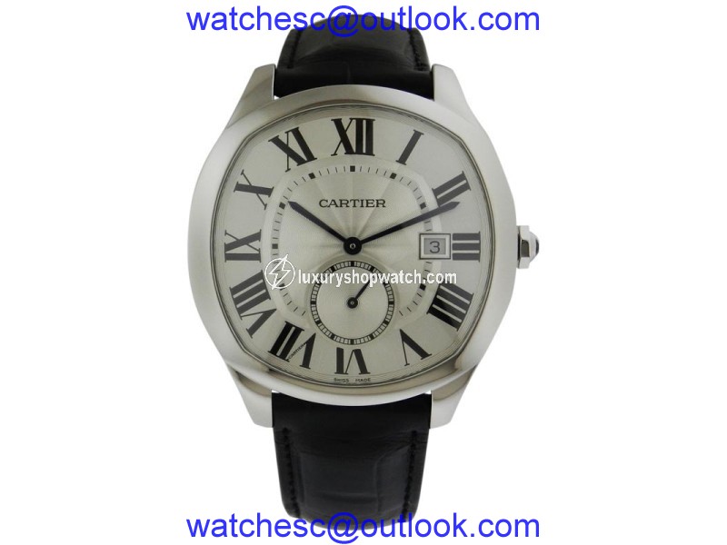 Cartier WSNM0004 Drive Automatic Stainless Steel Leather Watch Cartier