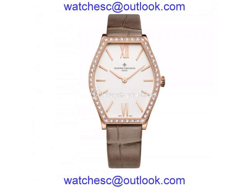 Vacheron Constantin 25530/000r-9742 Malte 18K Rose Gold Diamond 28.4mm x 34.4mm Watch Vacheron Constantin