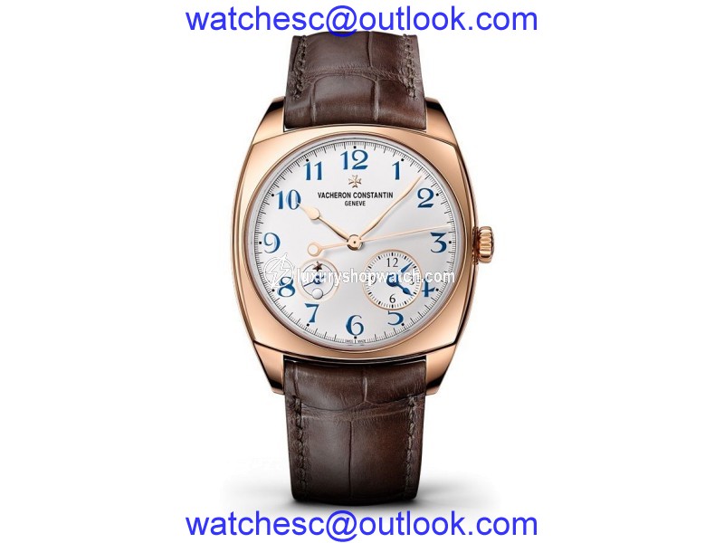 Vacheron Constantin 7810s/000r-b051 Harmony 18K Rose Gold Dual Time 40mm x 49.3mm Watch Vacheron Constantin