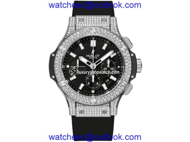 Hublot Big Bang 301.sx.1170.rx.1704 Stainless Steel & Diamonds 44mm Mens Watch Hublot
