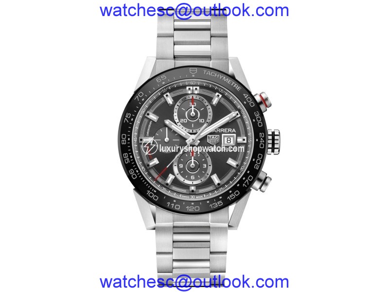 Tag Heuer Carrera Caliber Heuer 01 car201w.ba0714 Stainless Steel 43mm Mens Watch TAG Heuer