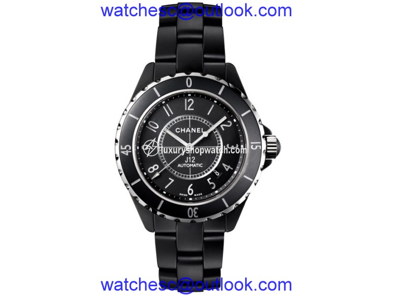 Chanel J12 h3131 Black Ceramic Automatic 42mm Womens Watch Chanel