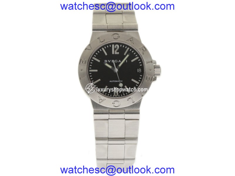 Bulgari Diagono LCV29S Stainless Steel 29mm Womens Watch Bulgari
