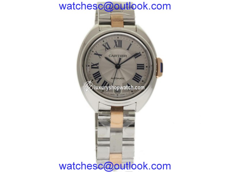 Cartier Cle De Cartier W2CL0003 Stainless Steel / 18K Pink Gold 35mm Unisex Watch Cartier