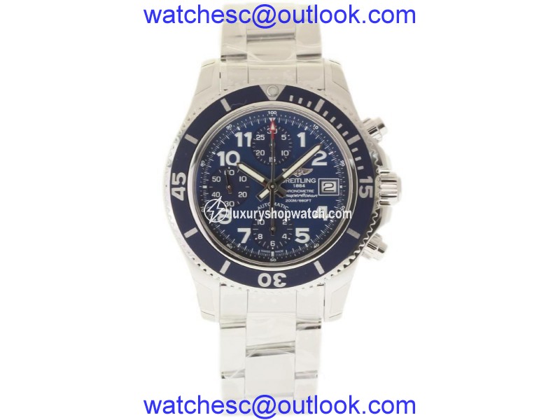 Breitling Superocean A13311D1/C936 Stainless Steel Blue Dial 42mm Mens Watch Breitling