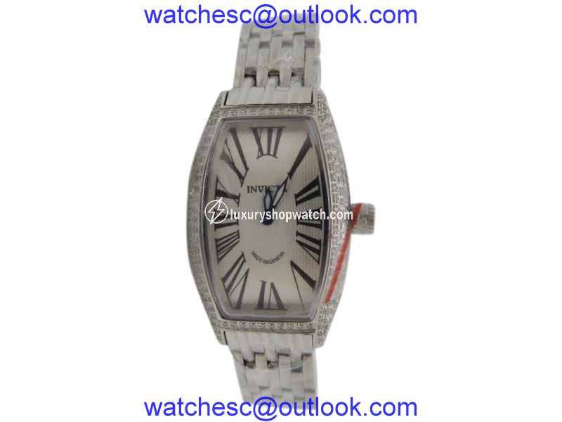 Invicta 3451 Stainless Steel wDiamond Quartz 29mm Womens Watch Invicta
