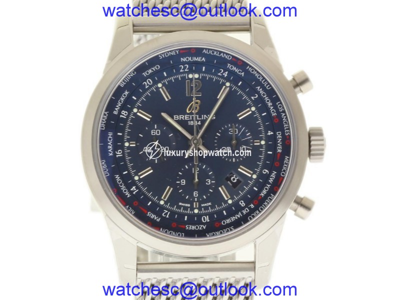 Breitling Transocean AB0510U9 / C879 Stainless Steel Automatic 46mm Mens Watch Breitling