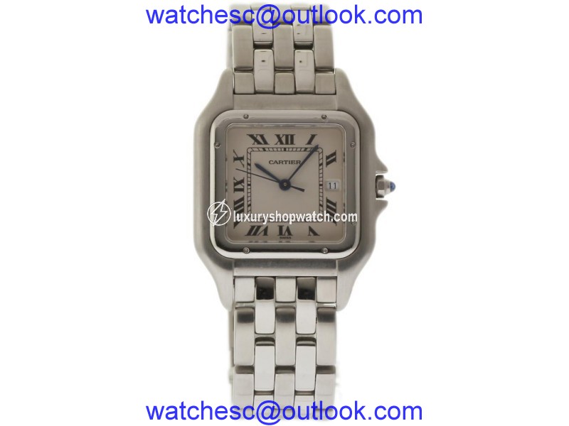 Cartier Panthere W25032P5 Stainless Steel with White Dial Quartz 29mm Womens Watch Cartier