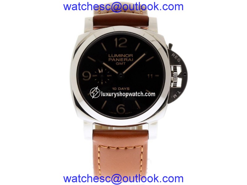 Panerai Luminor 1950 PAM00533 Stainless Steel & Leather 44mm Mens Watch Panerai