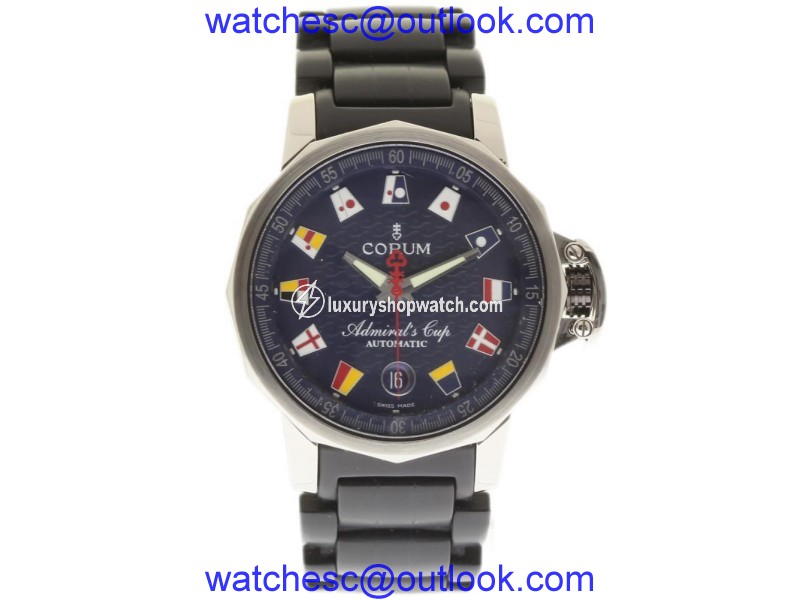 Corum Admirals Cup 082.830.20 Stainless Steel / Rubber 41mm Mens Watch Corum