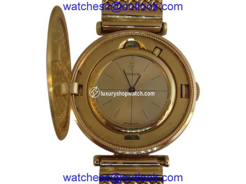 Corum 18K Yellow Gold Manual Vintage 33mm Unisex Watch Corum