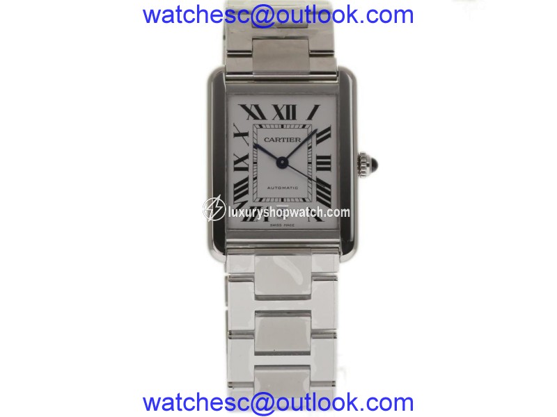 Cartier Tank Solo W5200028 Stainless Steel Automatic 40mm Mens Watch Cartier