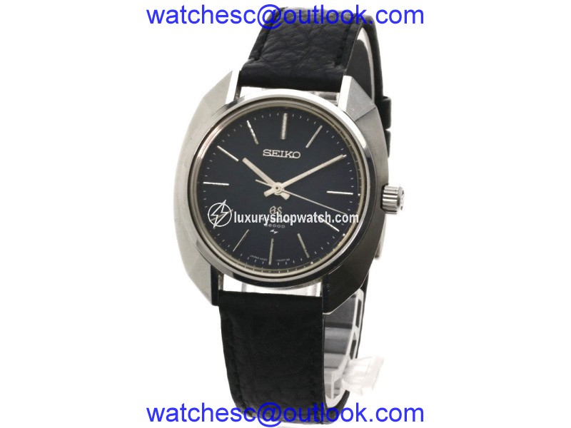 Seiko Grand Seiko 4520-7000 Stainless Steel / Leather 33mm Mens Watch Seiko
