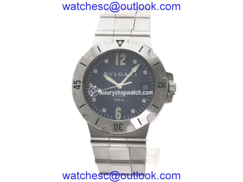 Bulgari Diagono SD38S Stainless Steel 38mm Mens Watch Bulgari