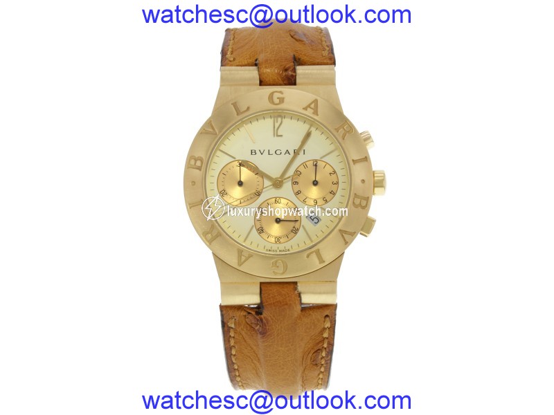 Bulgari Diagono CH35G 35mm Mens Watch Bulgari