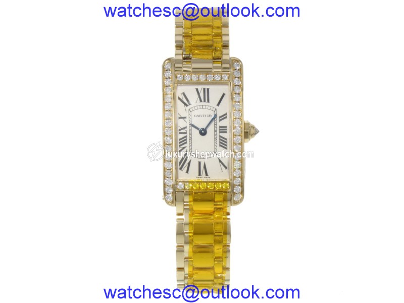 Cartier Tank Americaine WB7072K2 19mm Womens Watch Cartier