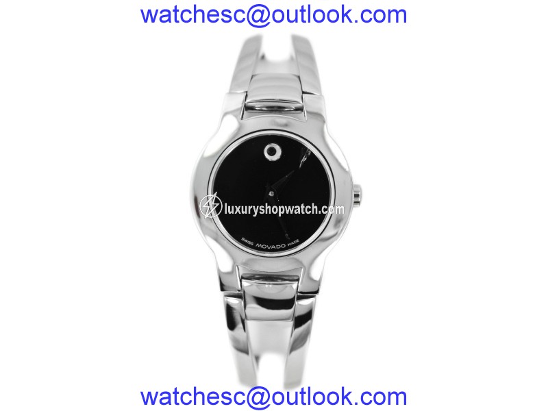 Movado 84E41842 Stainless Steel Black Dial Women's Watch Movado
