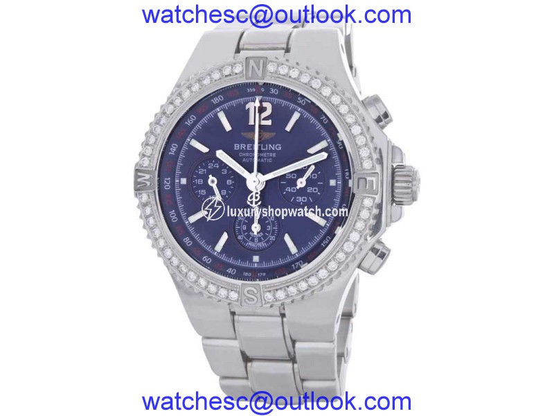 Breitling A39362 Hercules Diamond Chronograph Watch Breitling