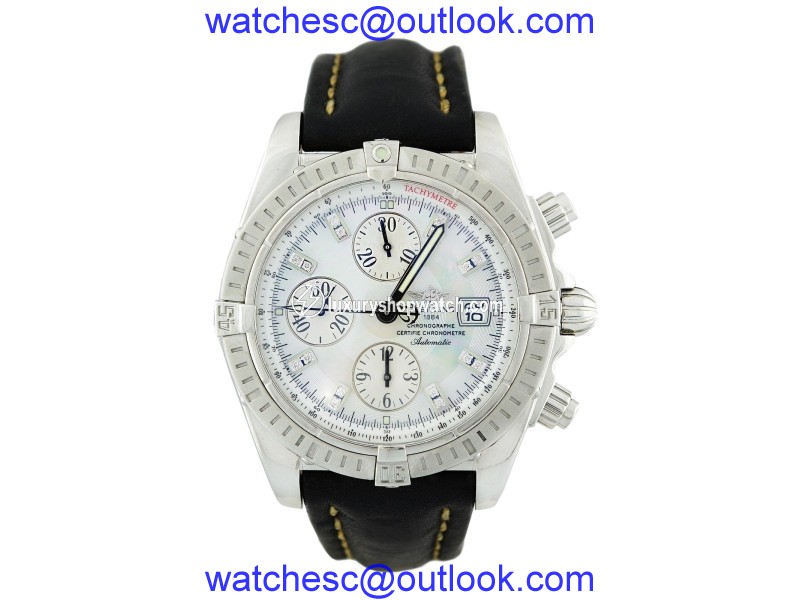 Breitling Chronomat Evolution A13356 Chronograph Steel Date Automatic Men's Watch Breitling