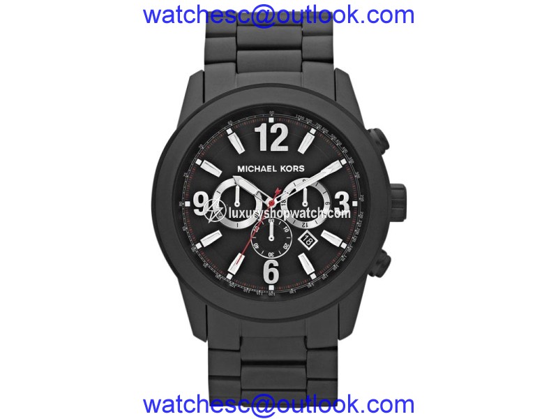 Michael Kors MK8196 Chronograph Black Ion-plated Stainless Steel Mens Watch Michael Kors