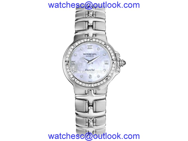 Raymond Weil 9995/DBD Parsifal Stainless Steel Mother Of Pearl and Diamond 27mm Watch Raymond Weil