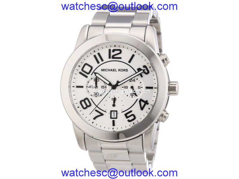 Michael Kors MK8290 Chronograph Stainless Steel Mercer Bracelet Mens Watch Michael Kors