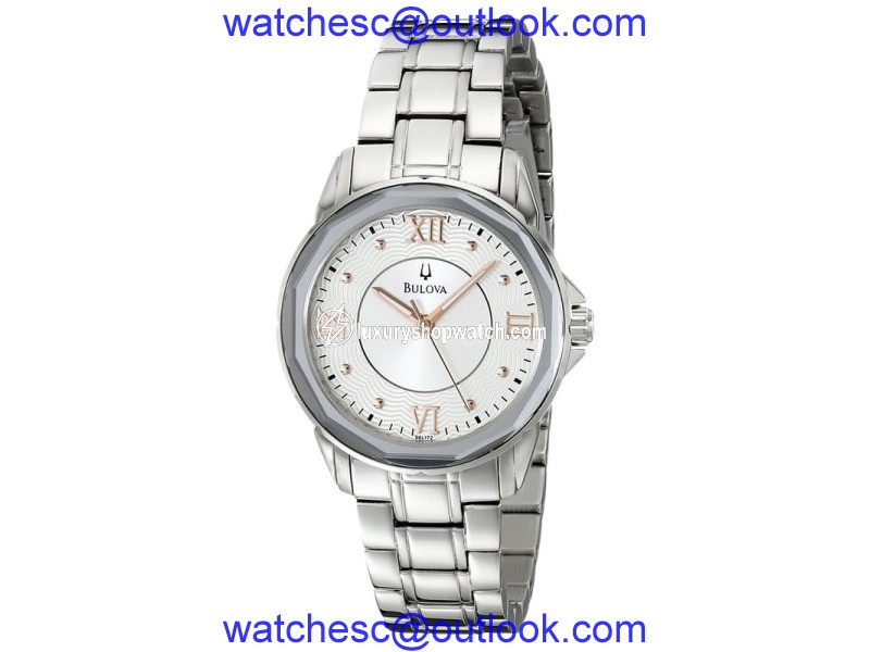 Bulova 96L172 Dress Round Bracelet Womens Watch Bulova