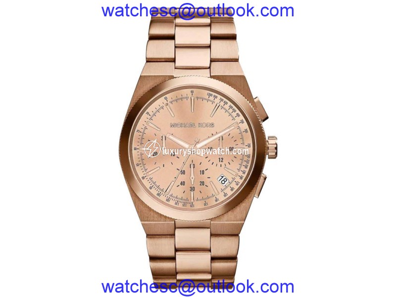 Michael Kors MK5927 Channing Chronograph Rose Gold-tone Analog Women's Watch Michael Kors