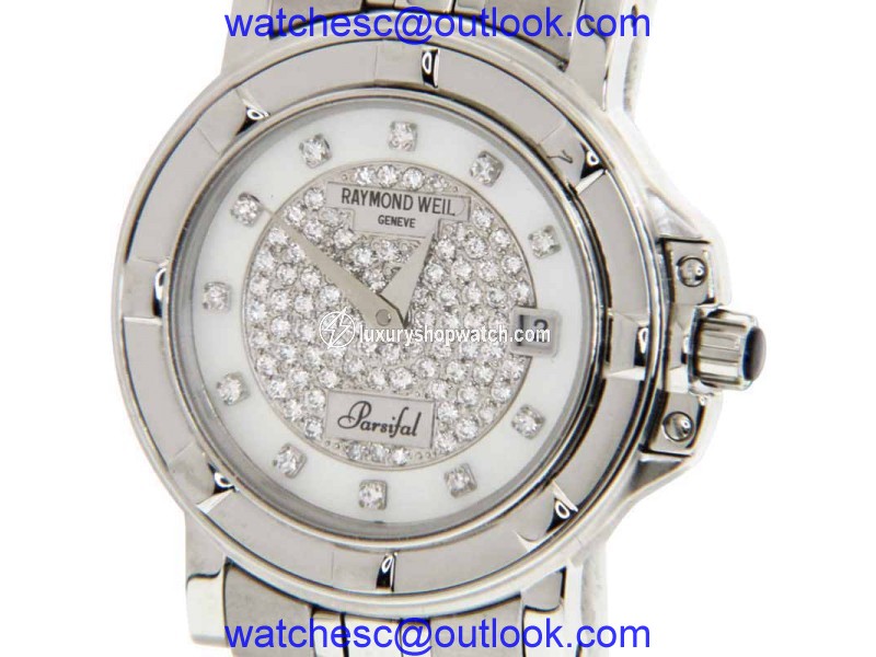 Raymond Weil 94311PV Parsifal Stainless Steel Diamond Quartz Watch Raymond Weil