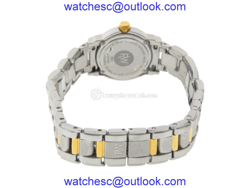 Raymond Weil 9520 Saxo Two-tone Stainless Steel Gold Dial Quartz Watch Raymond Weil