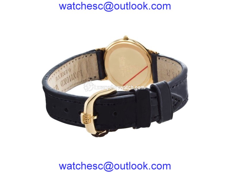 Raymond Weil 117/CH Gold-tone Round Case Gold-tone Dial Leather Watch Raymond Weil