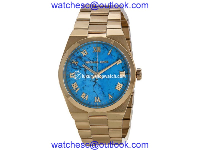 Michael Kors MK5894 Channing Turquoise Dial Gold Tone Women's Watch Michael Kors