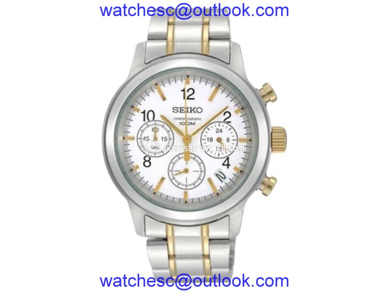 Seiko 6T63-00A0 2T Chronograph Date Display Bracelet Mens Watch Seiko