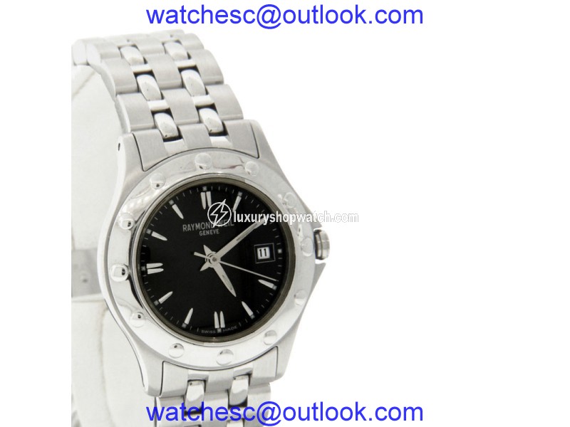 Raymond Weil 5390 Tango Black Date Dial Stainless Steel Quartz Womens Watch Raymond Weil