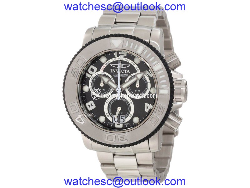 Invicta 11160 Sea Hunter Pro Diver Chronograph Black Dial Quartz Watch Invicta