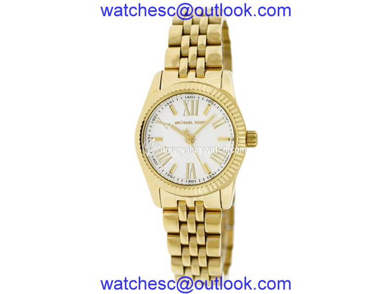 Michael Kors MK3229 Silver Dial Gold-Tone Stainless Steel Ladies Watch Michael Kors
