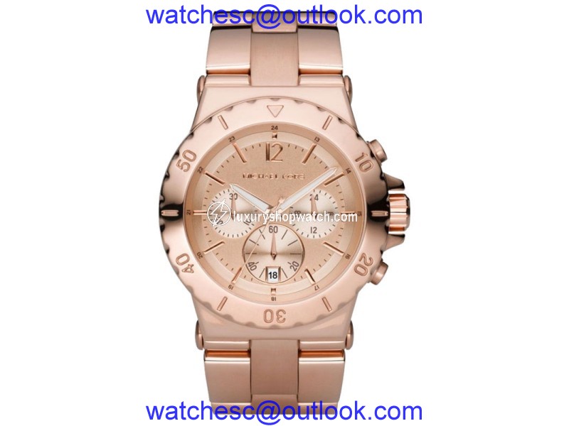Michael Kors MK5314 Quartz Rose Gold Round Dial Rosegold Band Womens Watch Michael Kors