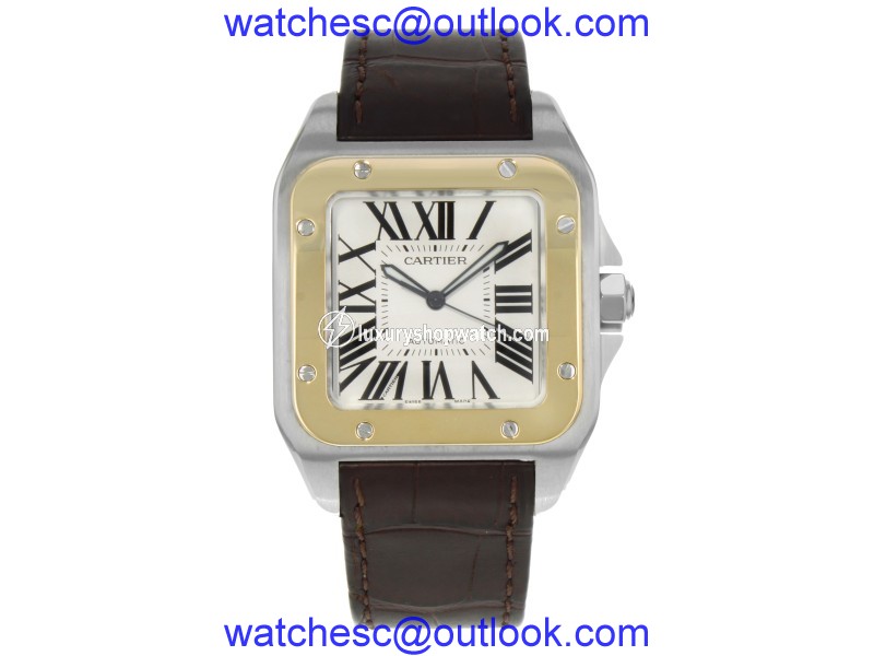 Cartier Santos W20072X7 38.5mm Mens Watch Cartier