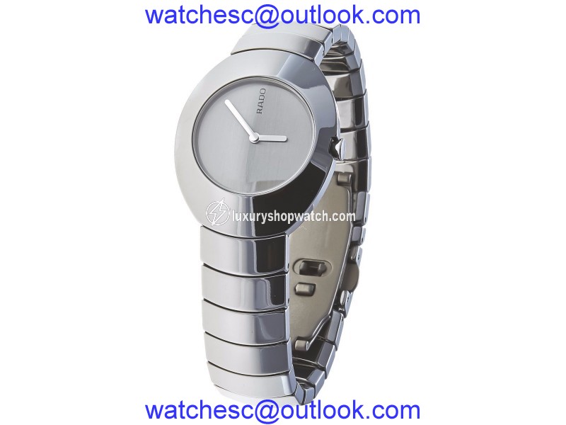 Rado Ovation 121.0497.3 High-Tech Ceramics Silver Dial Quartz Womens Watch Rado