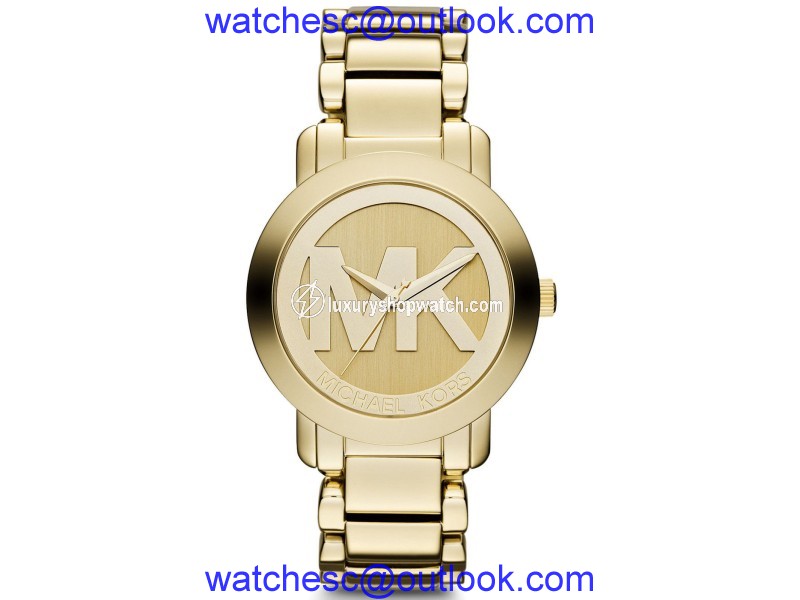 Michael Kors MK3206 Gold Tone Stainless Steel 38mm Womens Watch Michael Kors