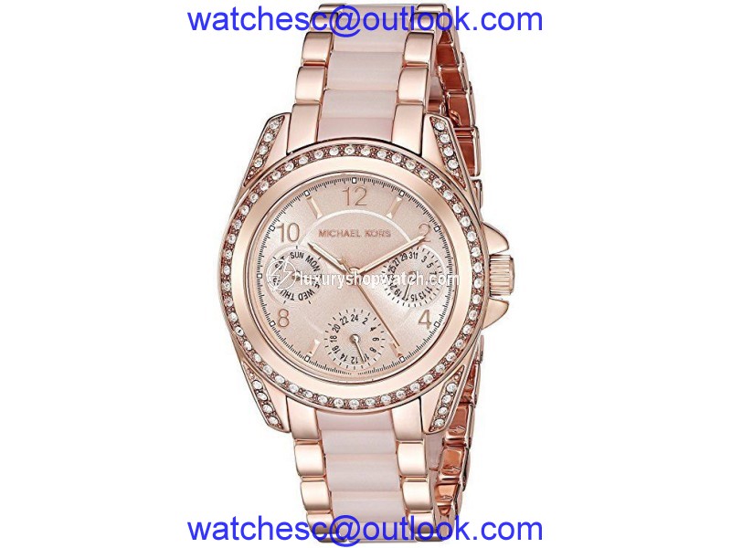 Michael Kors MK6175 Mini Blair Rose Gold-Tone 39mm Womens Watch Michael Kors