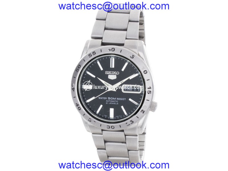 Seiko 7S26-02T0 5 Stainless Steel 36mm Mens Watch Seiko
