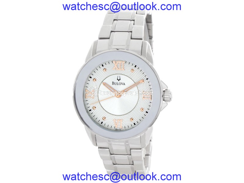 Bulova 96L172 Stainless Steel 34mm Womens Watch Bulova