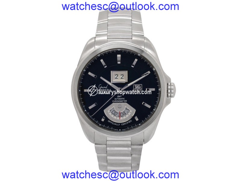Tag Heuer Grand Carrera WAV5111 Stainless Steel Black Dial Automatic 42mm Mens Watch Tag Heuer